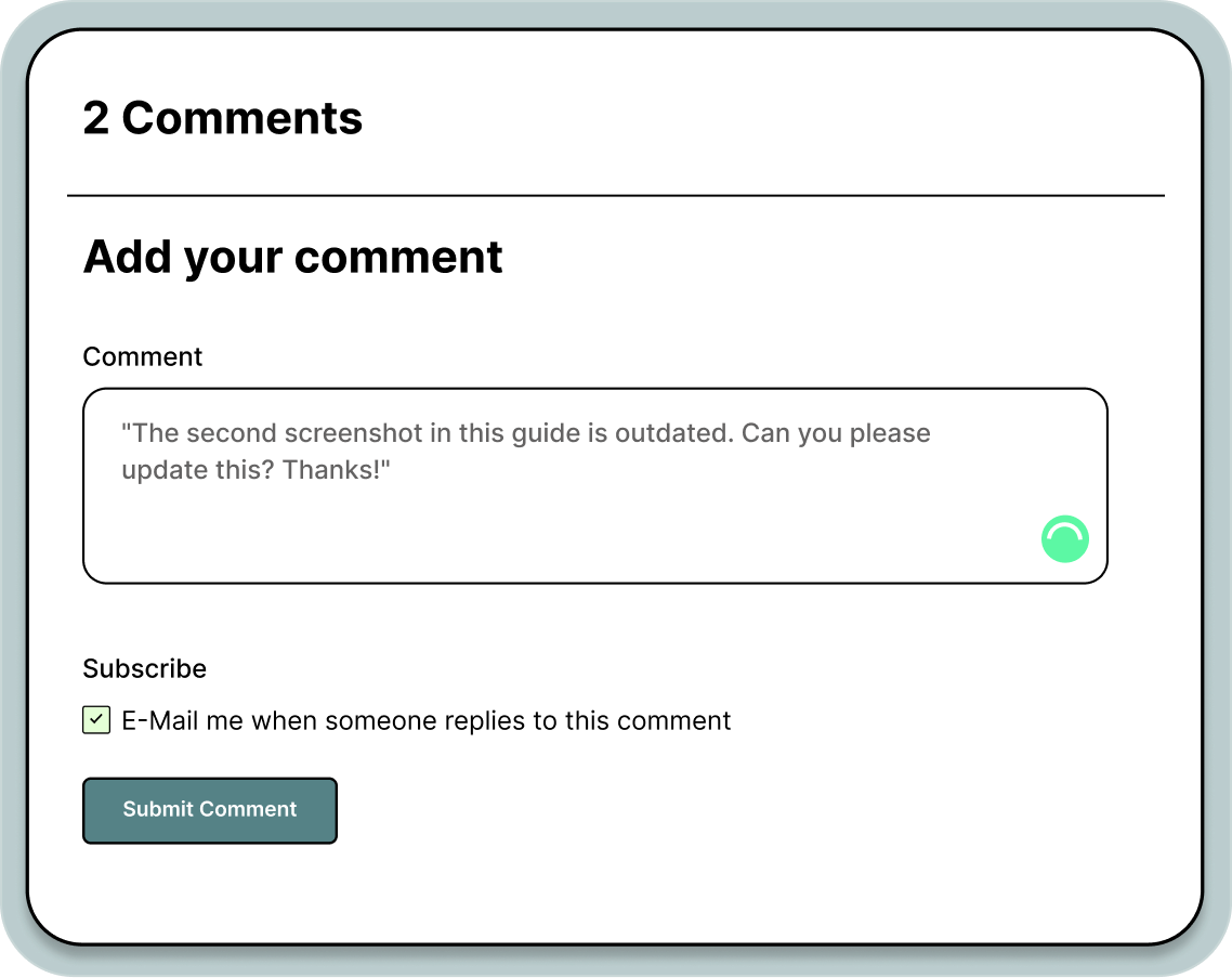 Comments