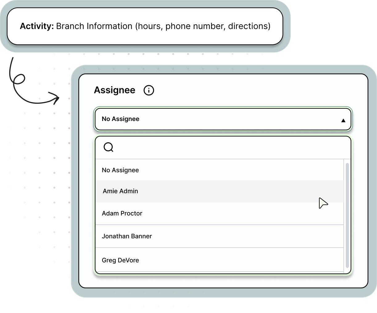 Assign Activities in the knowledge planner