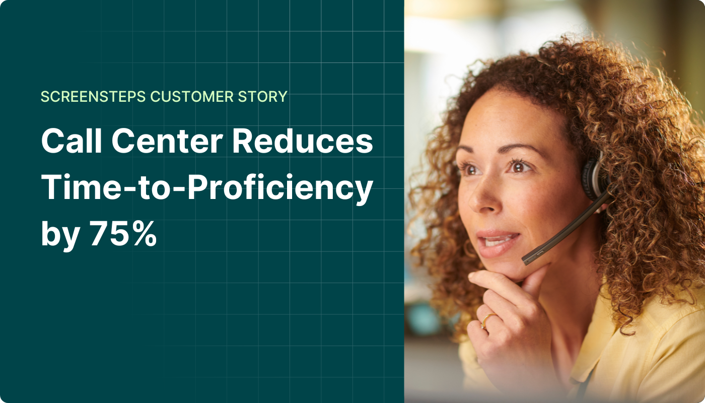 Call Center Reduces Time-to-Proficiency by 75%